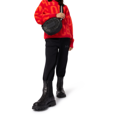 Lined leather bootees MARC JACOBS GIRL