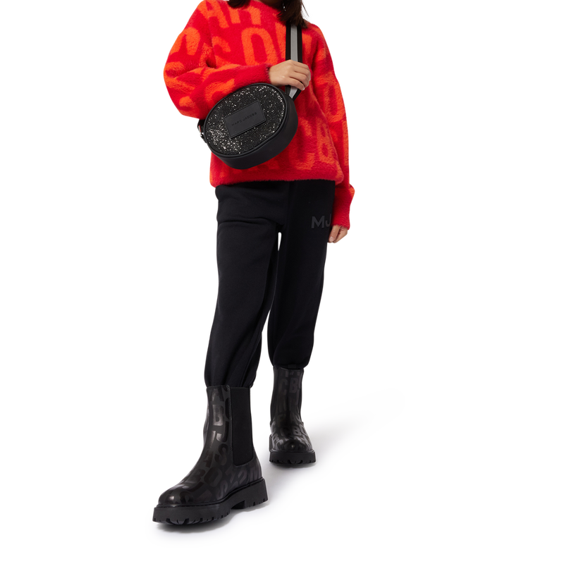 Lined leather bootees MARC JACOBS 
                        GIRL