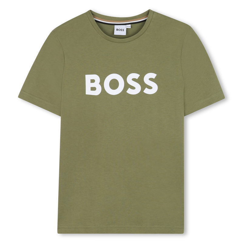Short-sleeved cotton T-shirt BOSS 
                        BOY