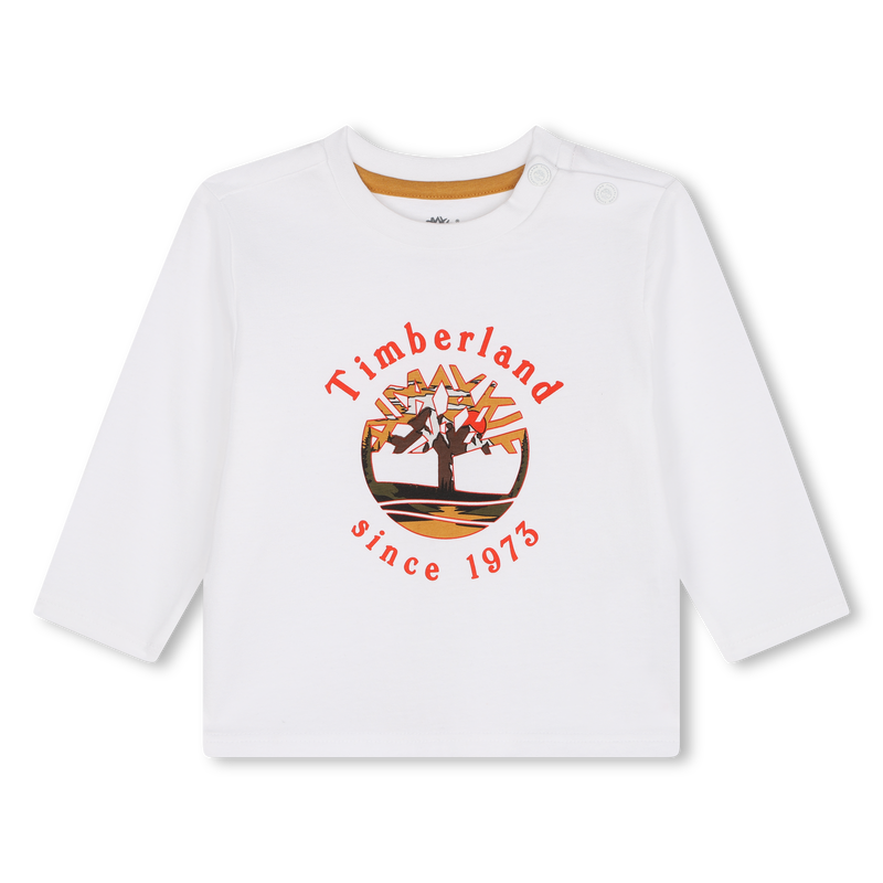 T-shirt with logo print TIMBERLAND 
                        BOY