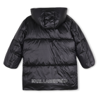 Long down jacket KARL LAGERFELD KIDS 
                    GIRL
