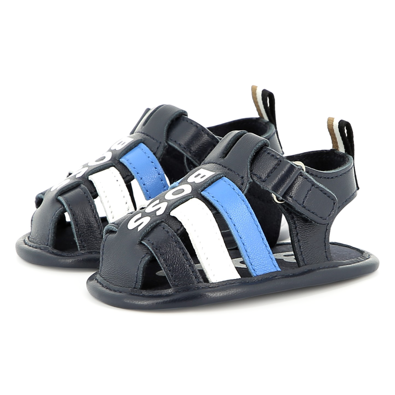 Hook-and-loop strap sandals BOSS 
                        BOY