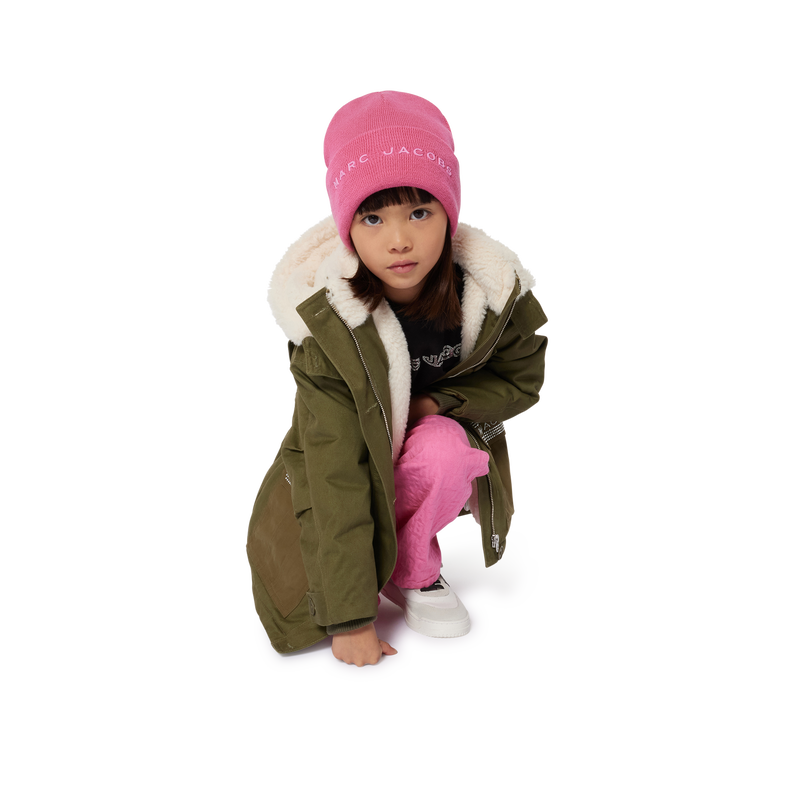 Hooded parka with pockets MARC JACOBS 
                        GIRL