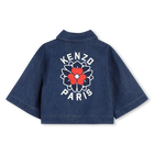 Embroidered denim jacket KENZO KIDS 
                    GIRL