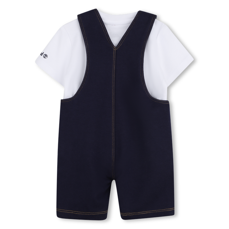 OVERALLS AND T-SHIRT SET TIMBERLAND 
                        BOY