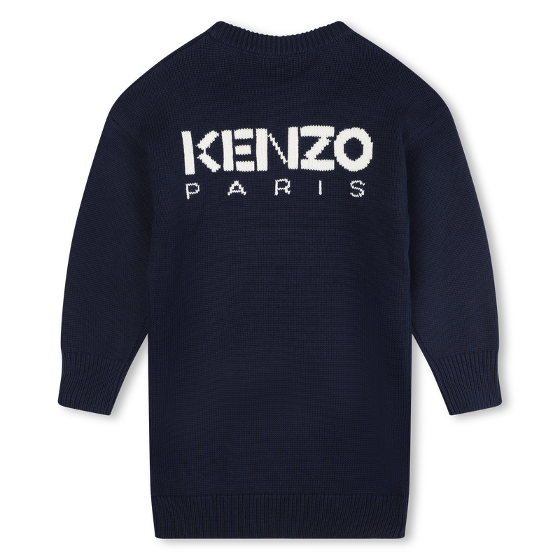 Jacquard knitted dress KENZO KIDS 
                        GIRL
