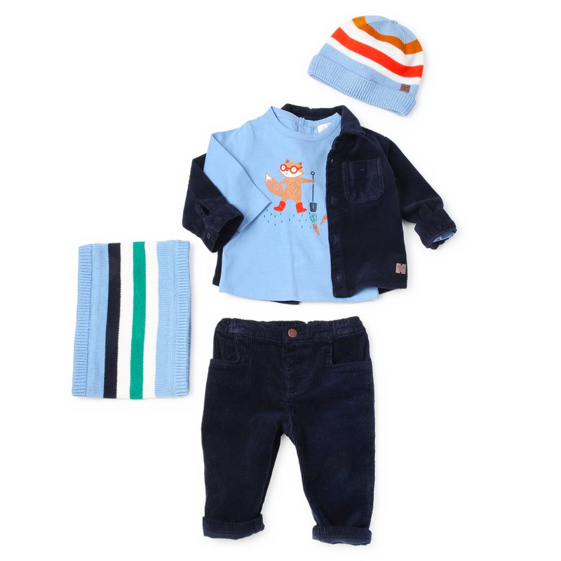 Plain corduroy shirt CARREMENT BEAU 
                        BOY