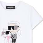 Short sleeve t-shirt KARL LAGERFELD KIDS 
                    GIRL