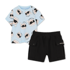 T-shirt and shorts set KARL LAGERFELD KIDS 
                    BOY