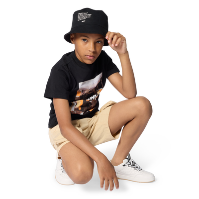 SHORTS IN FANCY MATERIAL DKNY BOY