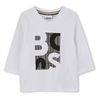 Long Sleeve T-Shirt, WHITE  BLACK, hi-res