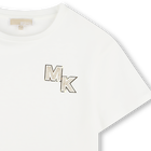 Short-sleeved cotton T-shirt MICHAEL KORS 
                    GIRL
