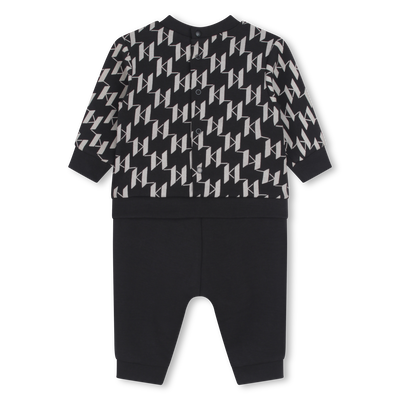Printed onesie KARL LAGERFELD KIDS BOY
