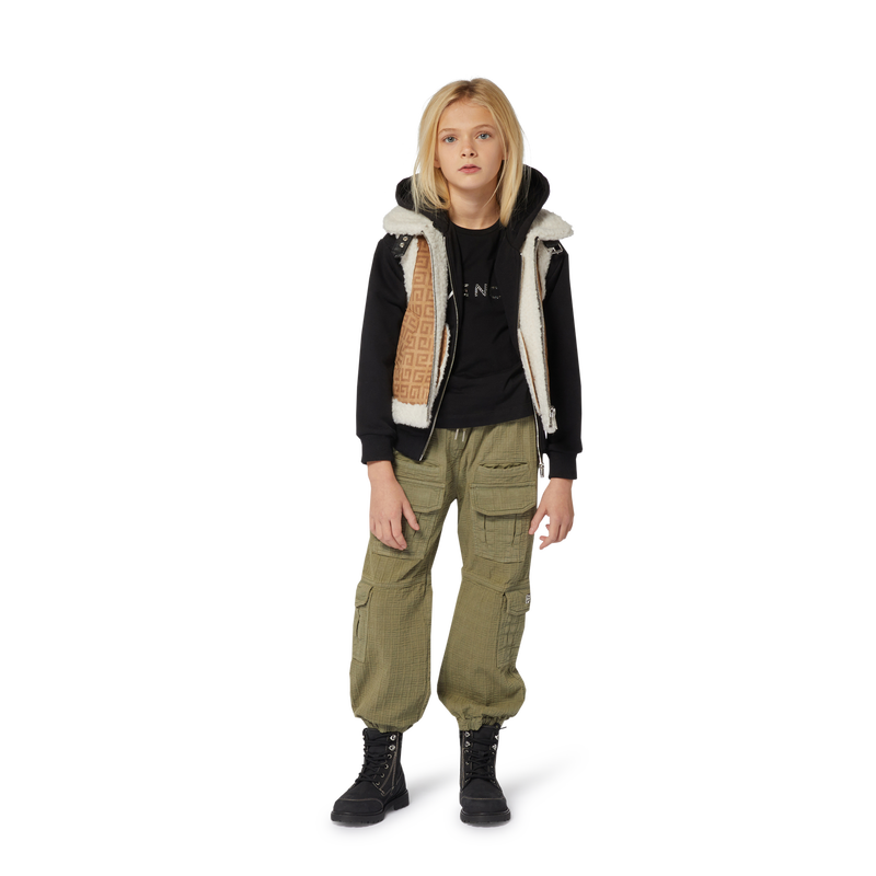 Diamant&eacute; Cotton T-Shirt GIVENCHY 
                        GIRL