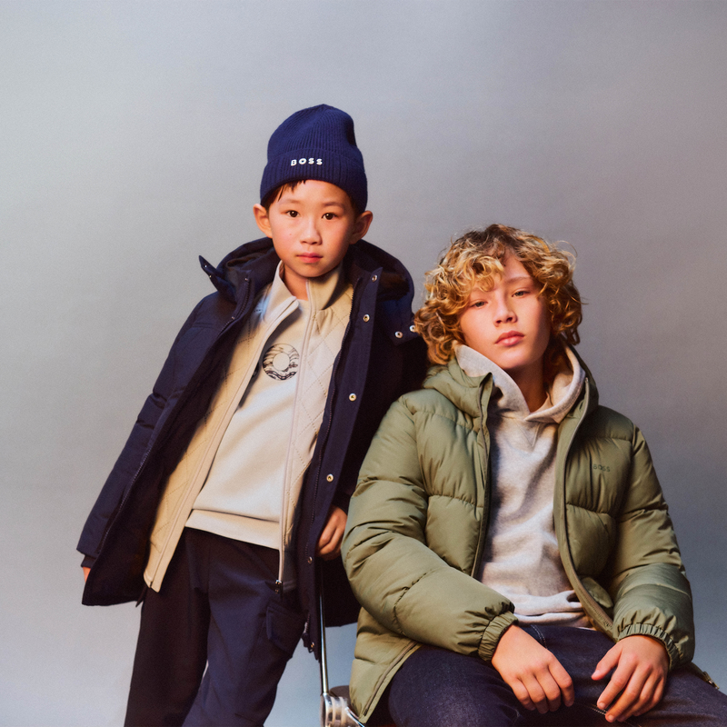 Hooded down jacket BOSS 
                        BOY