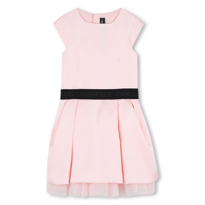 SATIN DRESS KARL LAGERFELD KIDS GIRL