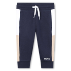 Fleece jogging bottoms, NAVY, hi-res