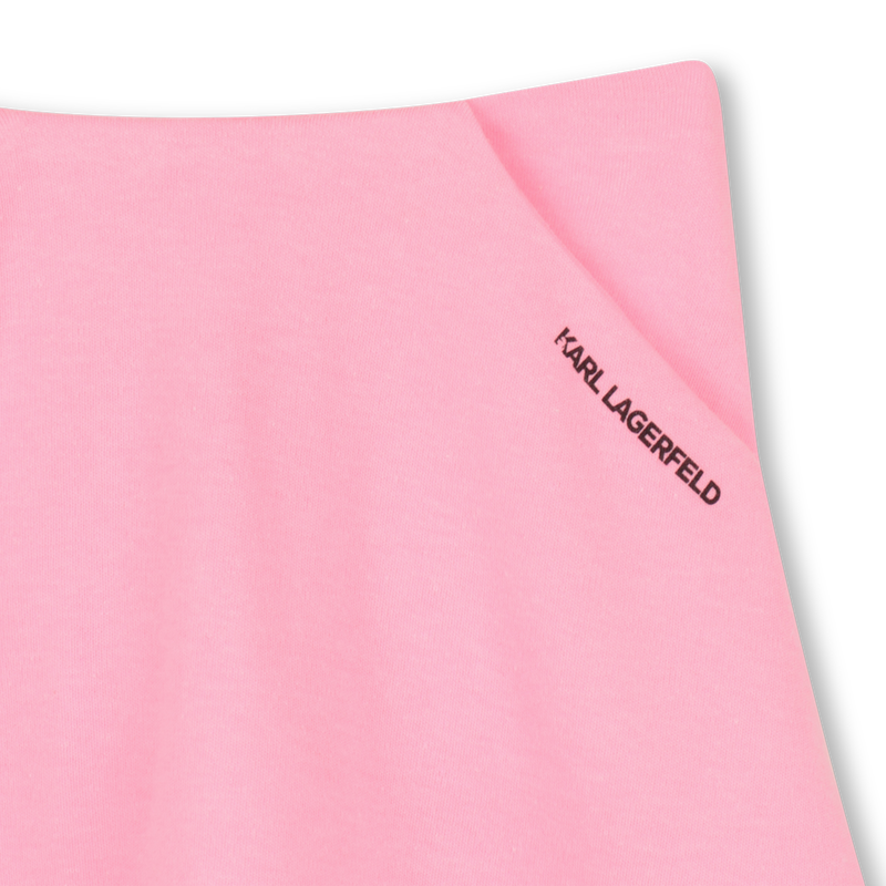 T-SHIRT AND SKIRT SET KARL LAGERFELD KIDS 
                        GIRL