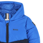 Two-tone hooded puffer jacket BOSS 
                    BOY