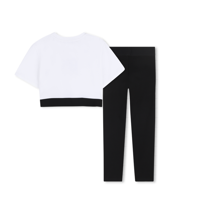T-SHIRT AND LEGGINGS SET DKNY 
                        GIRL