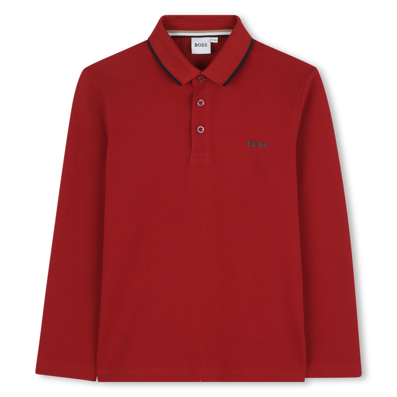 Long-sleeved polo shirt BOSS 
                        BOY