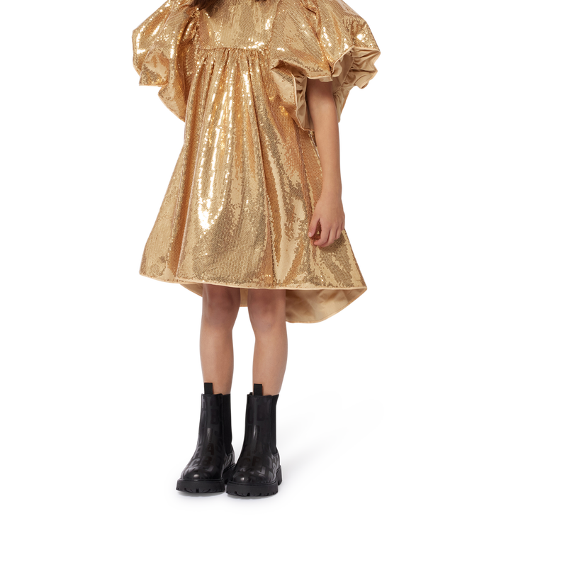 Lined leather bootees MARC JACOBS 
                        GIRL