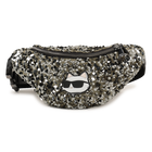 Adjustable sequined bum bag KARL LAGERFELD KIDS 
                    GIRL