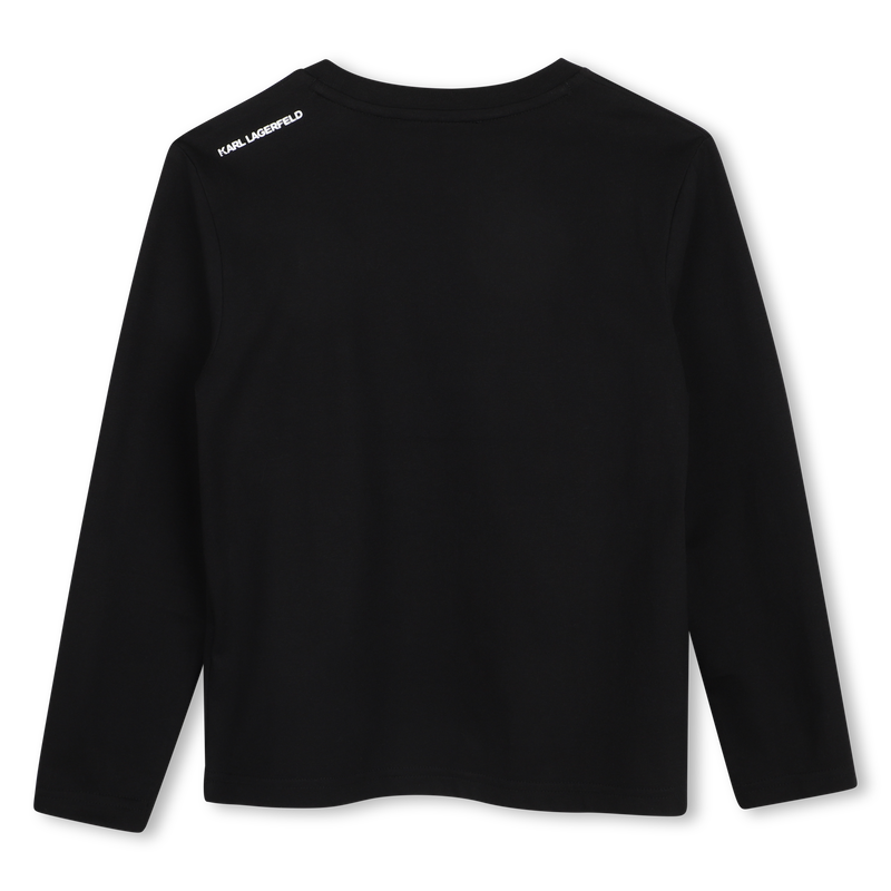 Long sleeve t-shirt KARL LAGERFELD KIDS 
                        BOY