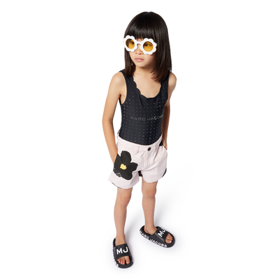 Printed cotton shorts MARC JACOBS GIRL