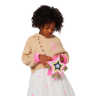 Bi-material dress BILLIEBLUSH 
                    GIRL