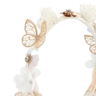 Flower and butterfly headband BILLIEBLUSH 
                    GIRL
