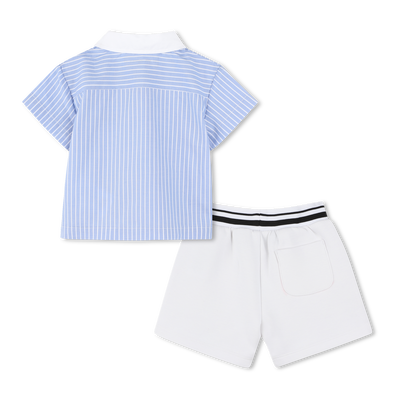 Shorts and shirt set KARL LAGERFELD KIDS BOY
