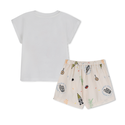 T-SHIRT AND SHORTS SET KENZO KIDS BOY
