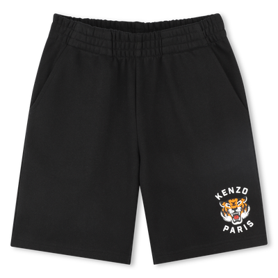 Fleece Bermuda jogging shorts KENZO KIDS BOY