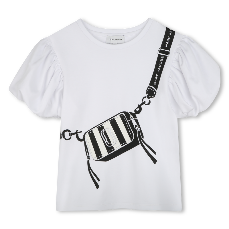 T-shirt with fancy sleeves MARC JACOBS 
                        GIRL