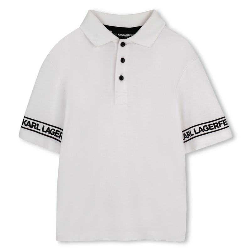 SHORT-SLEEVED POLO SHIRT KARL LAGERFELD KIDS 
                        BOY