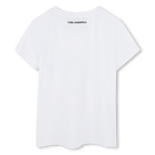 T-shirt with print KARL LAGERFELD KIDS 
                    GIRL