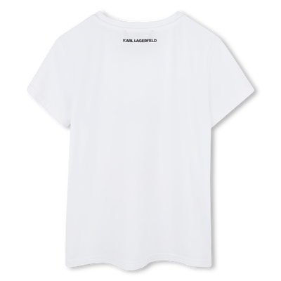 T-shirt with print KARL LAGERFELD KIDS GIRL