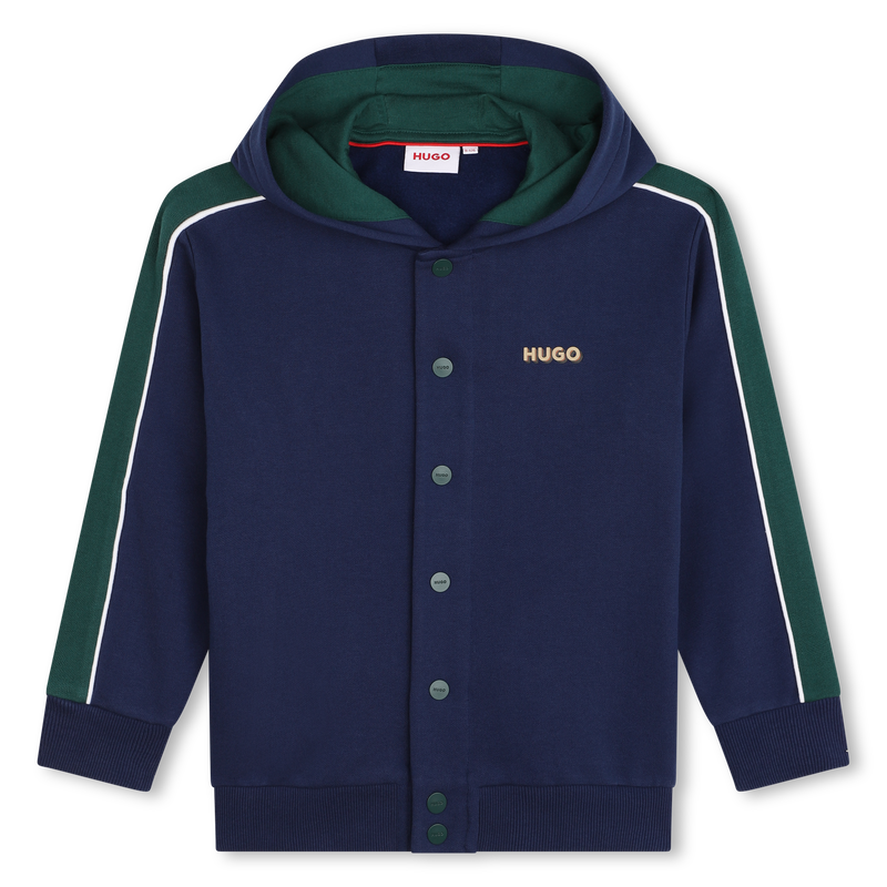 Hooded jogging cardigan HUGO 
                        BOY