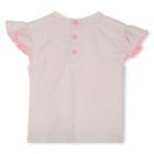 Cotton press-stud T-shirt BILLIEBLUSH 
                    GIRL