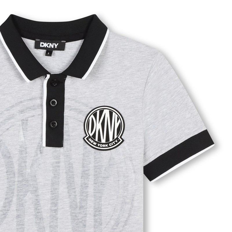 Short-Sleeved Piqu&eacute; Polo Shirt DKNY 
                        BOY
