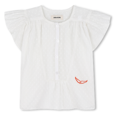 SHORT-SLEEVED BLOUSE ZADIG & VOLTAIRE GIRL