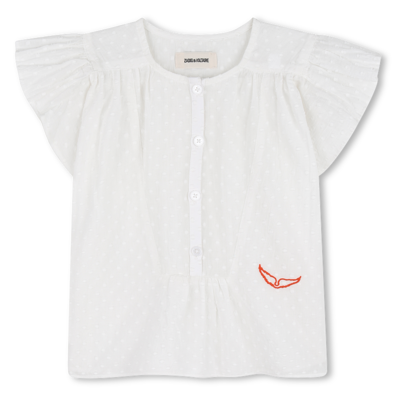 SHORT-SLEEVED BLOUSE ZADIG & VOLTAIRE 
                        GIRL