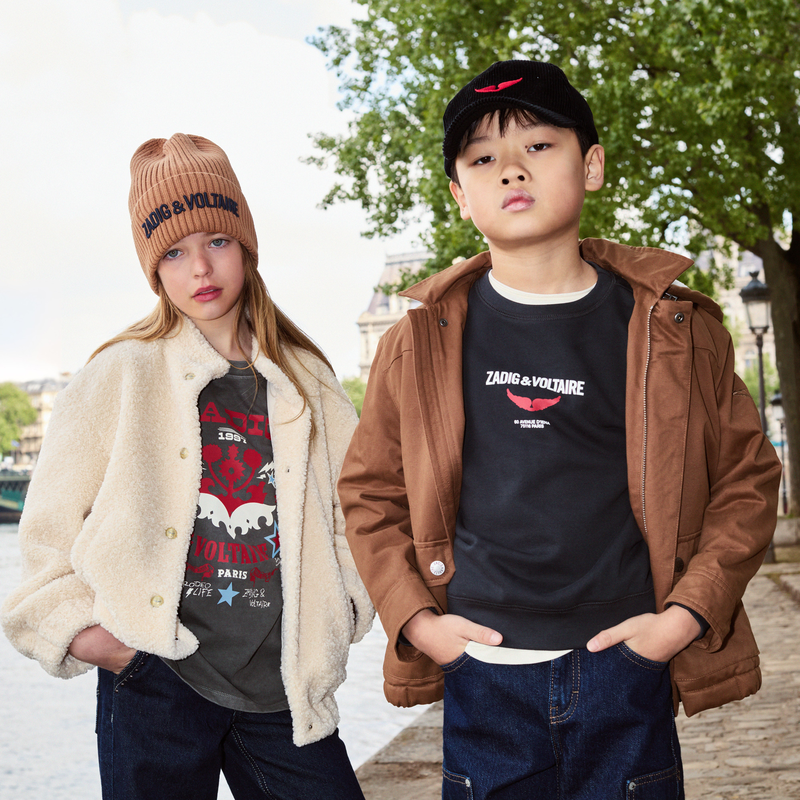 Water-repellent hooded parka ZADIG & VOLTAIRE 
                        BOY