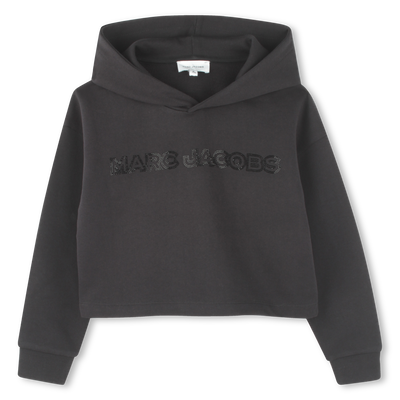 Cropped fleece sweatshirt MARC JACOBS GIRL