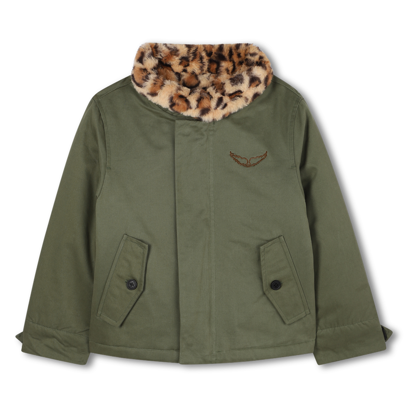 Twill jacket with flap pockets ZADIG & VOLTAIRE 
                        GIRL