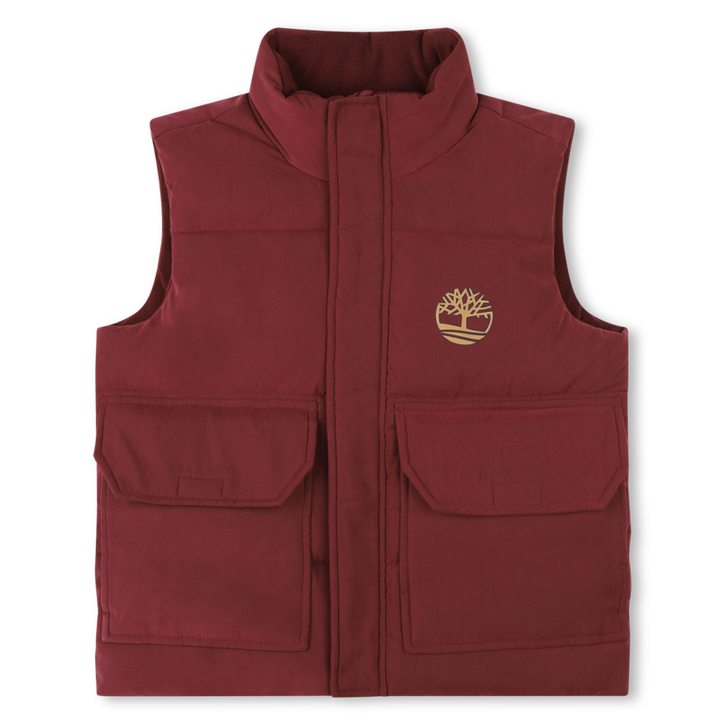 Zip-up logo parka TIMBERLAND 
                        BOY