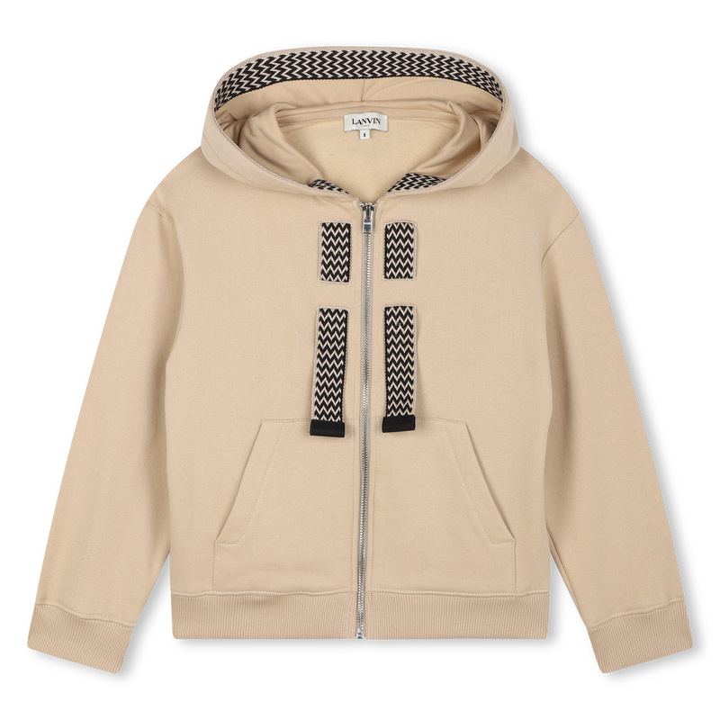 Embroidered logo sweatshirt LANVIN 
                        BOY