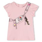 Dress with voluminous sleeves, PINK, hi-res