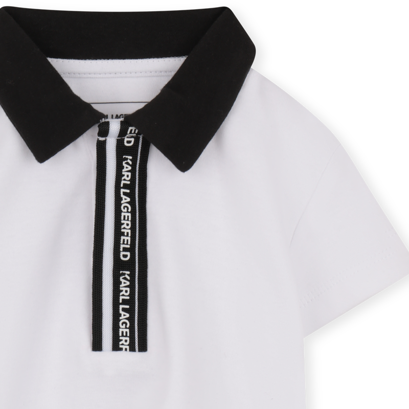 T-SHIRT AND SHORTS SET KARL LAGERFELD KIDS 
                        BOY